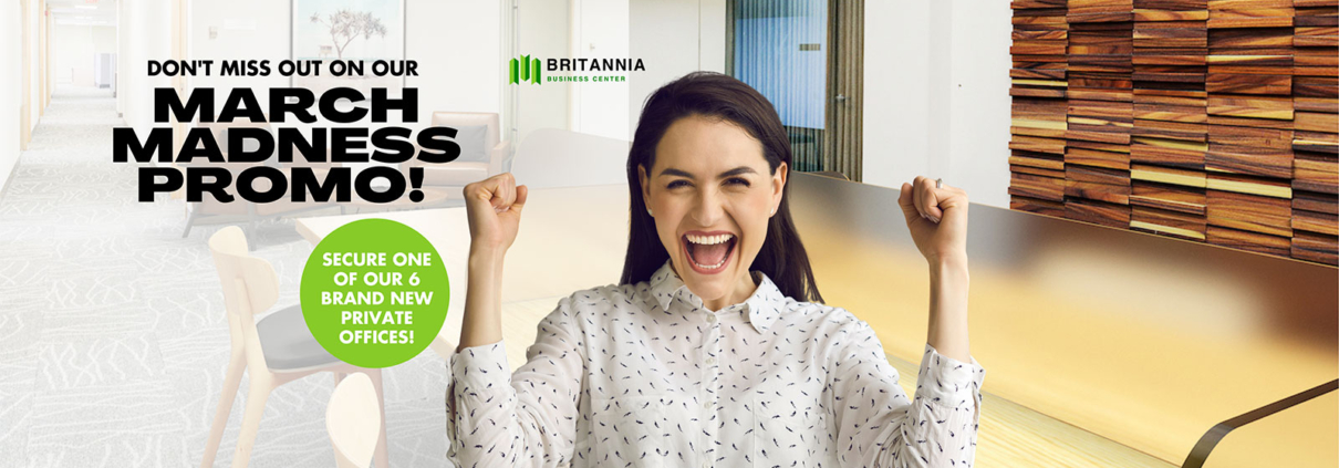 Act Fast - Calgary Office Space For Rent March Madness Special - Britannia Business Center